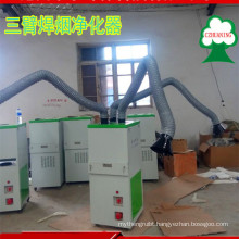 new design ISO Approved Welding Fume Dust Collector with three function arms